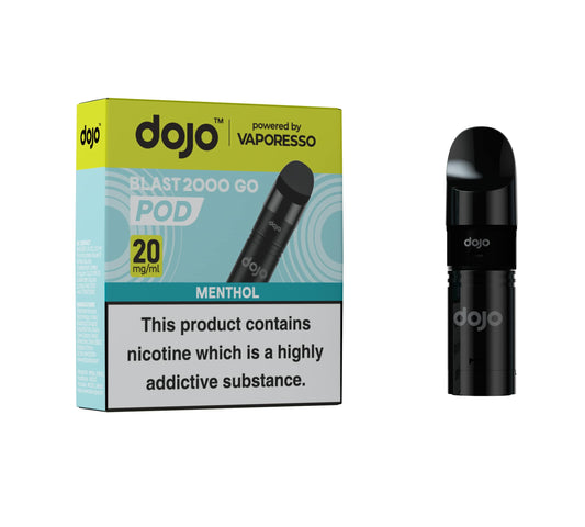 DOJO BLAST 2000 Go Pod & Refill Powered by Vaporesso - Menthol 
