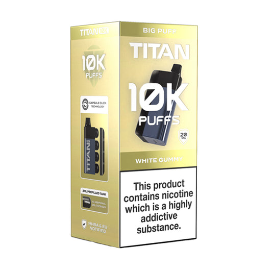 Titan Disposable 10K Pod Kit - White Gummy 
