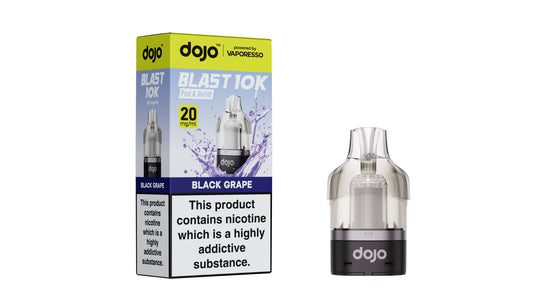 DOJO BLAST 10K Pod & Refill Powered by Vaporesso - Black Grape 