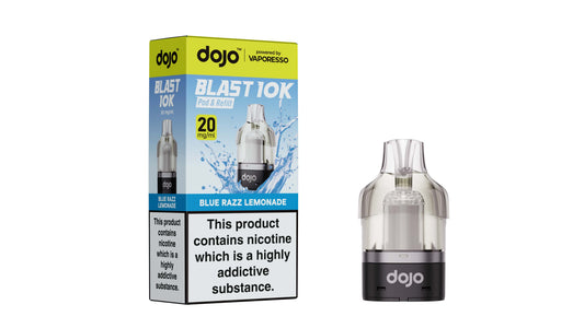 DOJO BLAST 10K Pod & Refill Powered by Vaporesso - Blue Razz Lemonade 