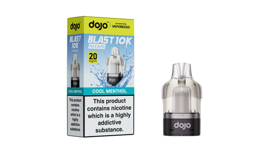 DOJO BLAST 10K Pod & Refill Powered by Vaporesso - Cool Menthol 