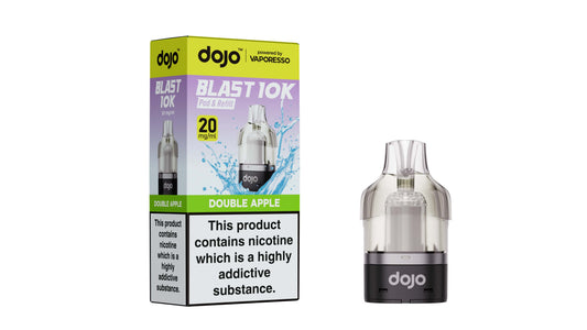 DOJO BLAST 10K  Pod & Refill Powered by Vaporesso - Double Apple 