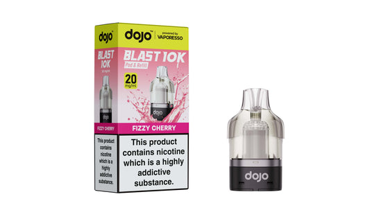 DOJO BLAST 10K Pod & Refill Powered by Vaporesso - Fizzy Cherry 