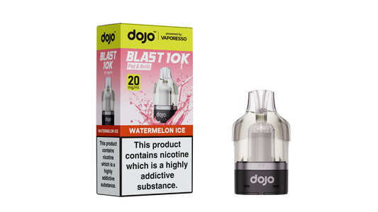 DOJO BLAST 10K  Pod & Refill Powered by Vaporesso - Watermelon Ice 