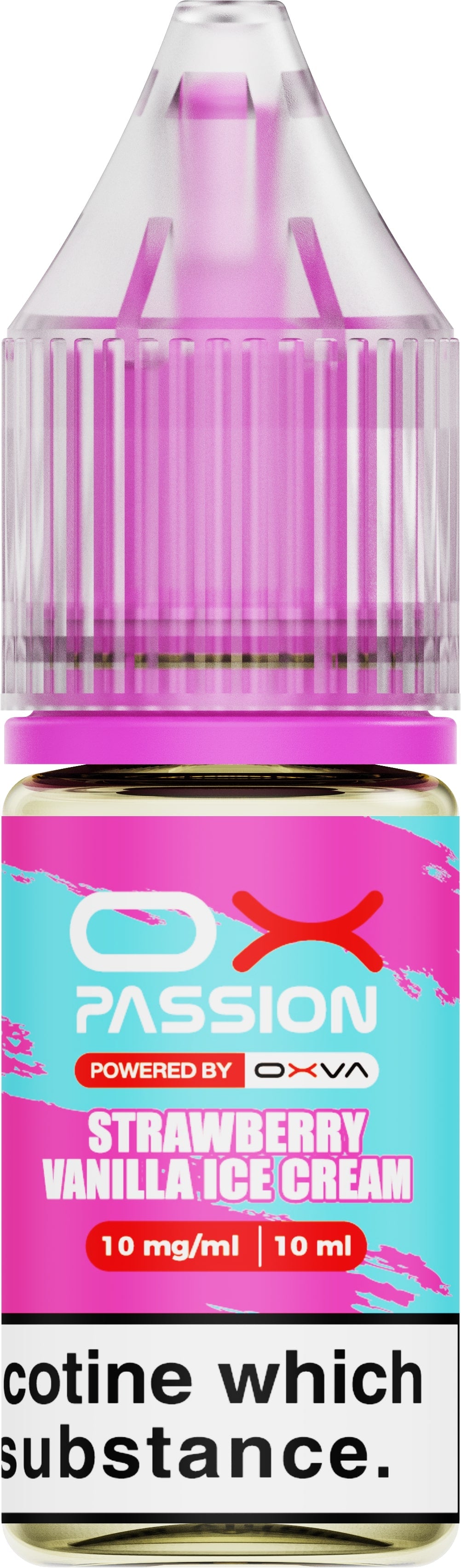 Ox Passion - Nic Salt - Strawberry Vanilla Ice Cream 