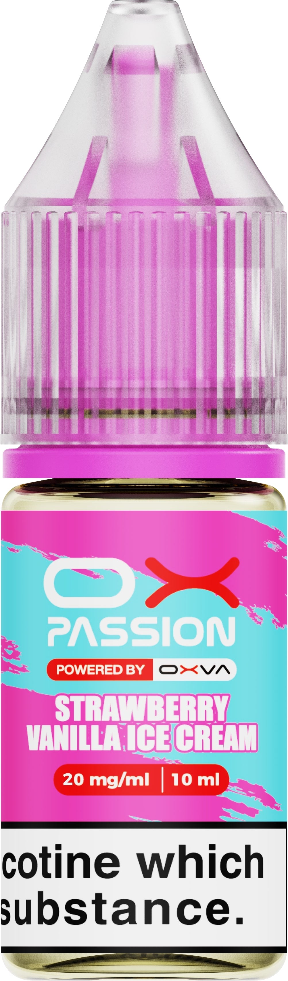 Ox Passion - Nic Salt - Strawberry Vanilla Ice Cream 