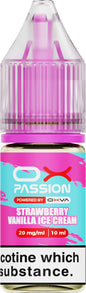 Ox Passion - Nic Salt - Strawberry Vanilla Ice Cream 
