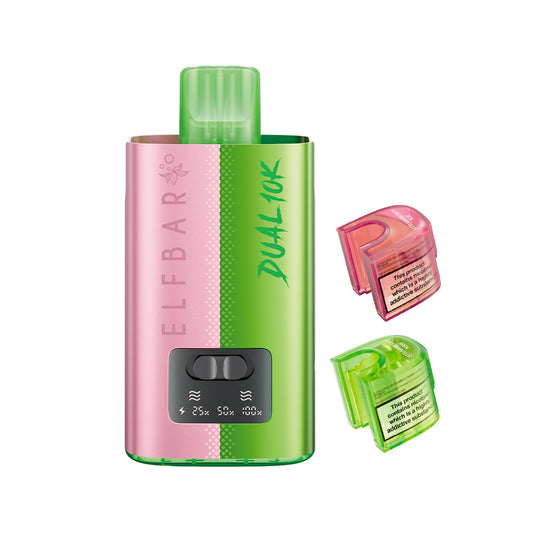 Elf Bar Dual 10K Pod Kit - Strawberry Edition 