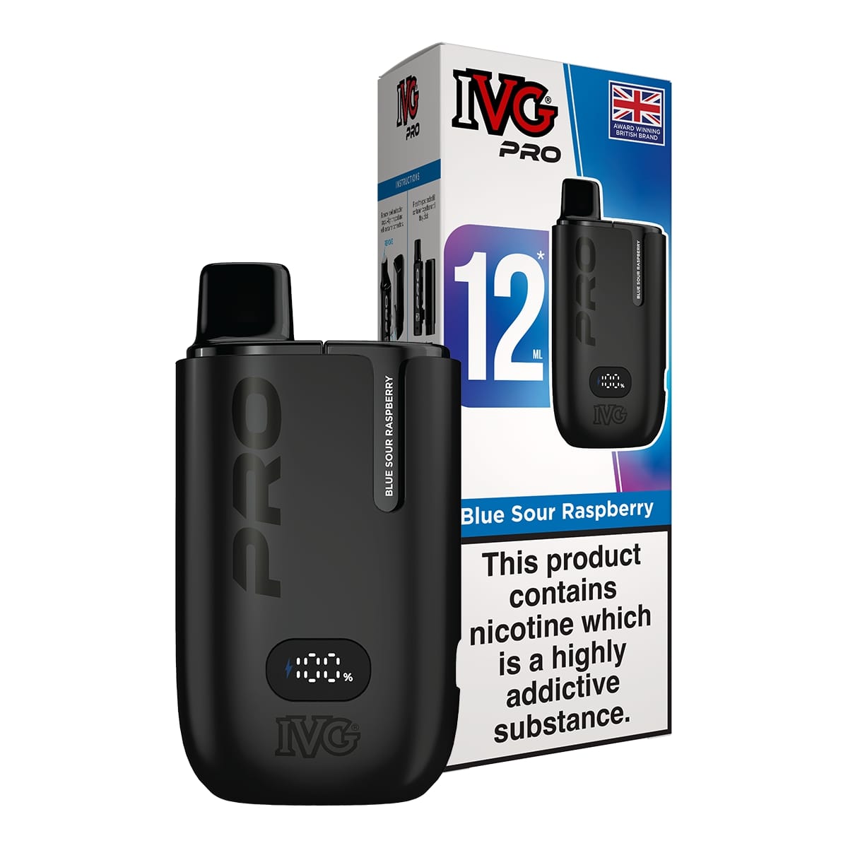 IVG Pro 12 Pod Kit - Blue Sour Raspberry 