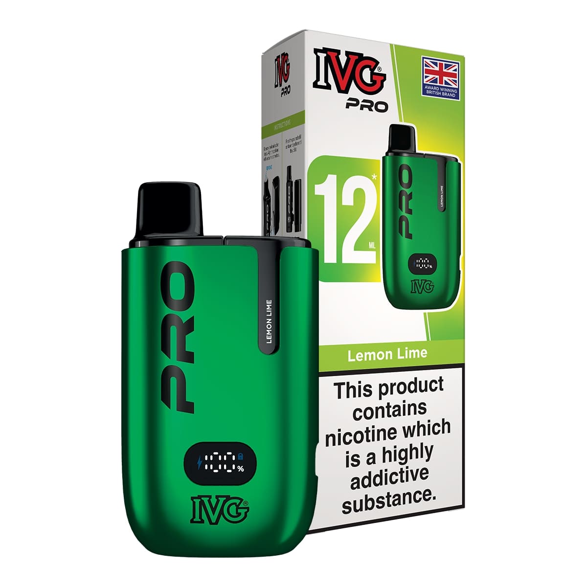 IVG Pro 12 Pod Kit - Lemon Lime 