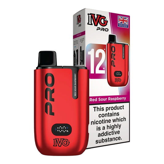 IVG Pro 12 Pod Kit - Red Sour Raspberry 
