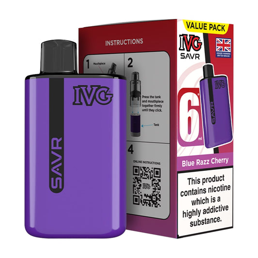 IVG Savr Pod Kit - Blue Razz Cherry 