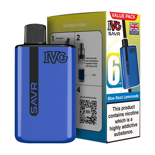 IVG Savr Pod Kit - Blue Razz Lemonade 