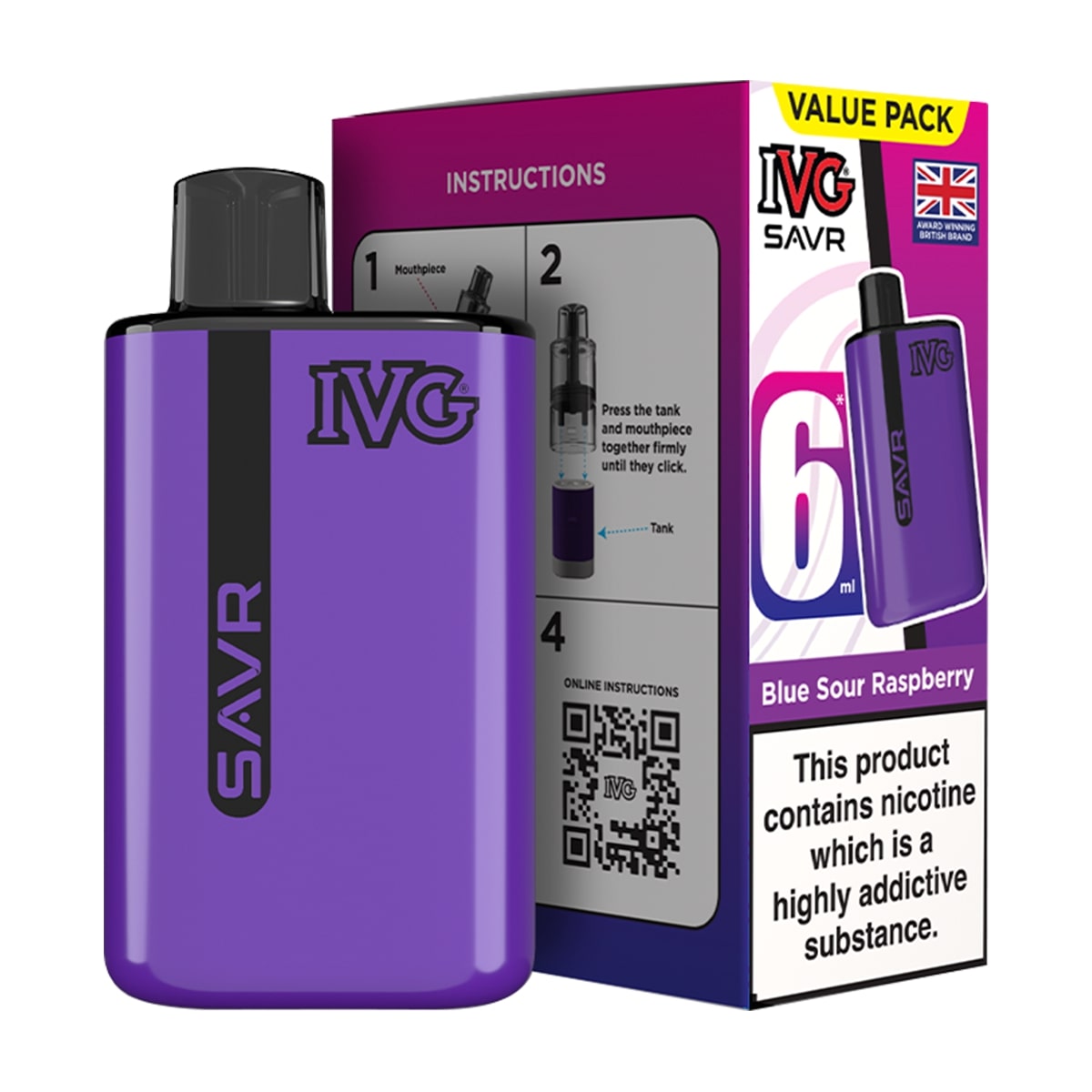 IVG Savr Pod Kit - Blue Sour Raspberry 