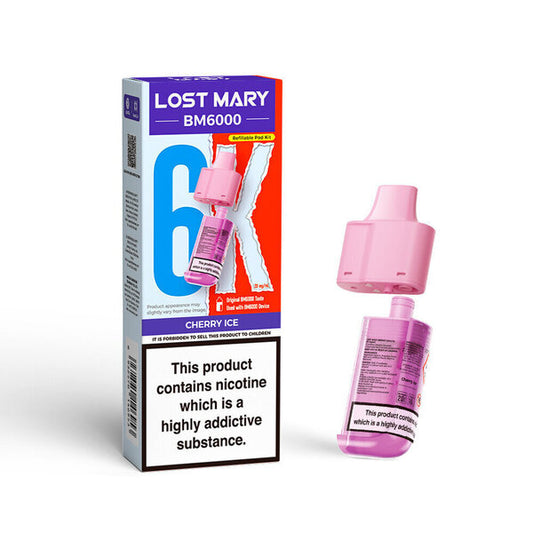 Lost Mary BM6000 Pod & Refill - Cherry Ice 