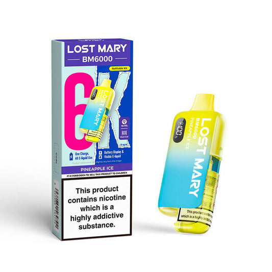Lost Mary BM6000 Pre Filled Pod Kit - Pineapple Ice 