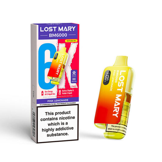 Lost Mary BM6000 Pre Filled Pod Kit - Pink Lemonade 