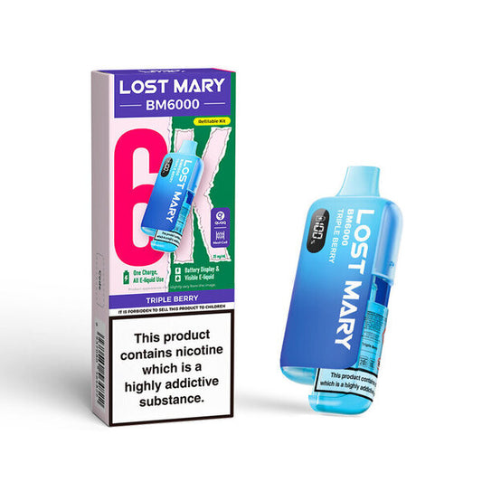 Lost Mary BM6000 Pre Filled Pod Kit - Triple Berry 