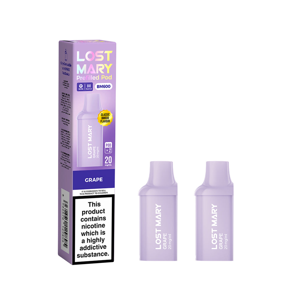 Lost Mary BM600 Pre Filled Pod - 2 Pack 
