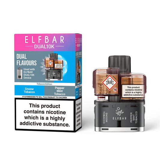 Elf Bar Dual 10K Pod & Refill 