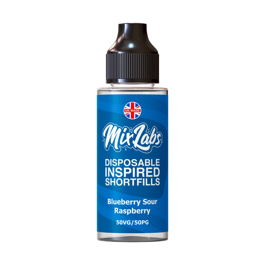 100ml Shortfill Blueberry Sour Raspberry 